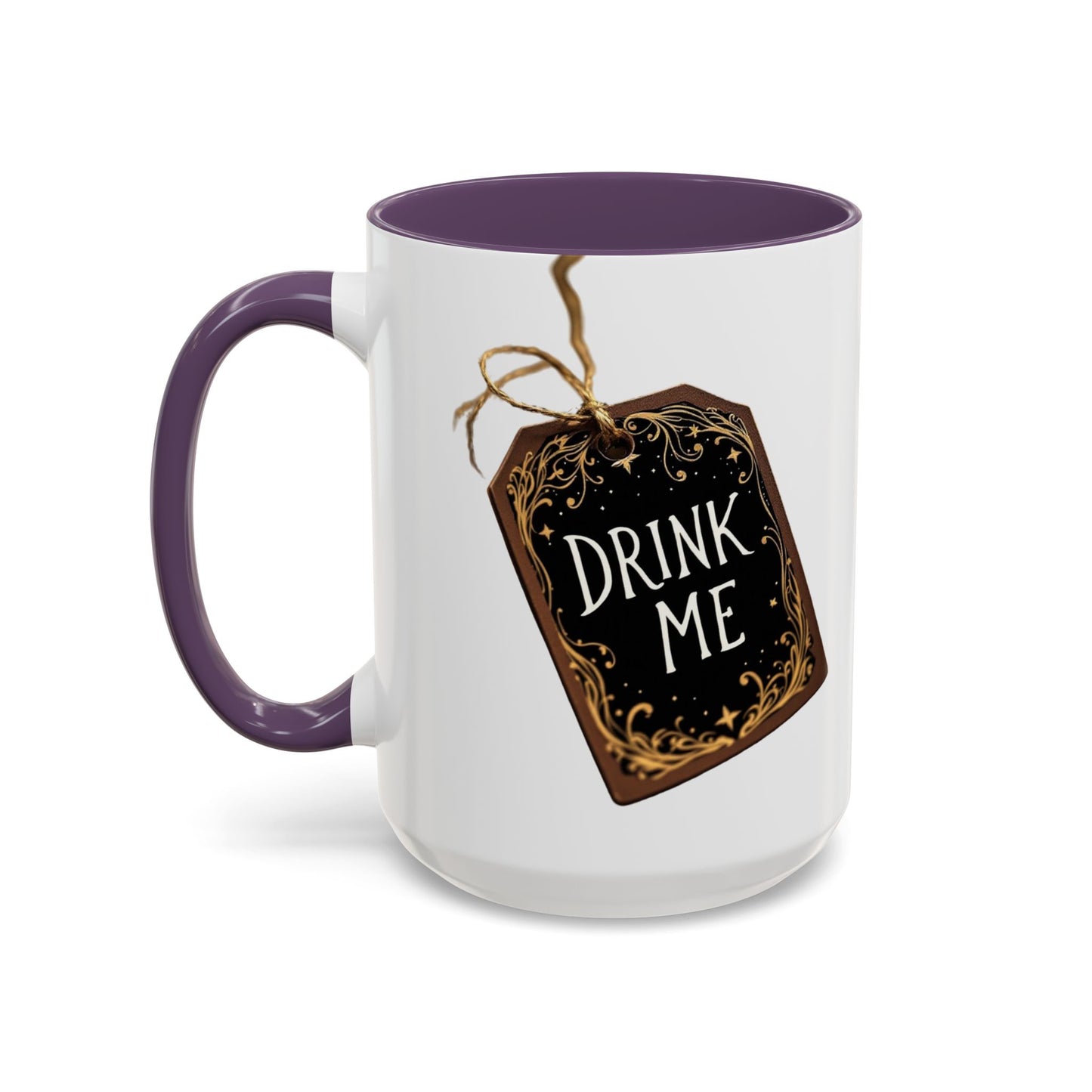 Whimsical Drink Me Coffee Mug - Enchanting Accent Cup for Tea Lovers
