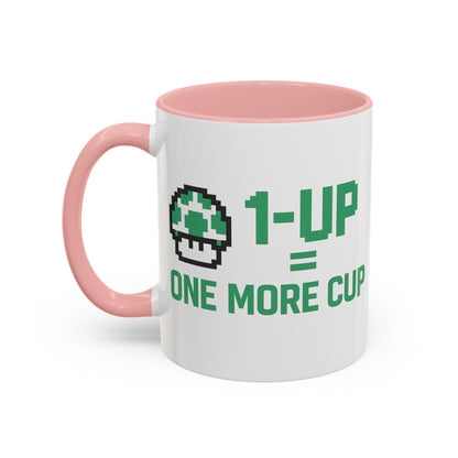 Retro Gaming Coffee Mug, 1-Up Mushroom Cup, Perfect Gift for Gamers, Funny Office Mug, Video Game Lover, Unique Birthday Present