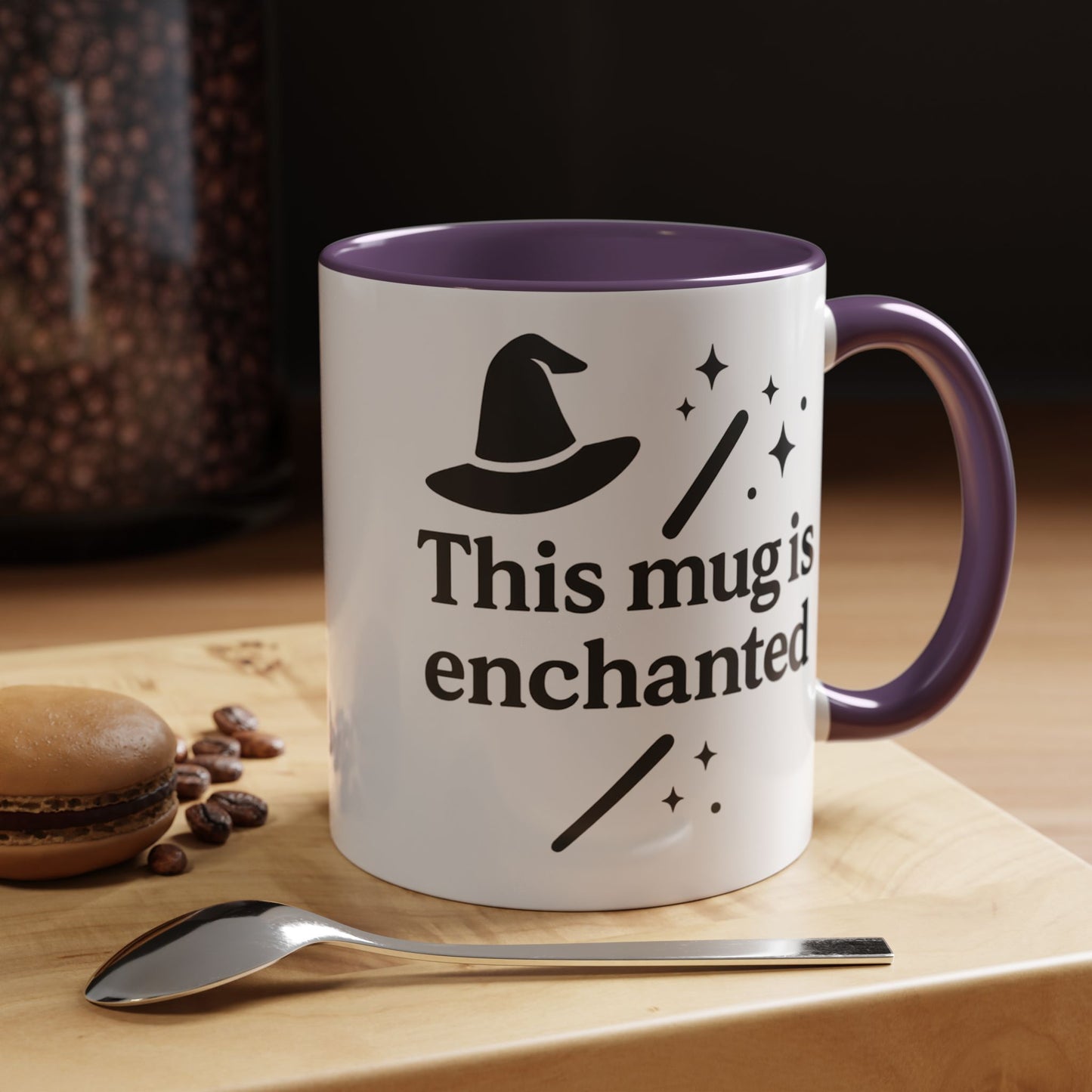 Enchanted Witch Coffee Mug, Magical Mug Gift, Halloween Decor, Witchcraft Mug, Coffee Lover Gift, Enchanted Design