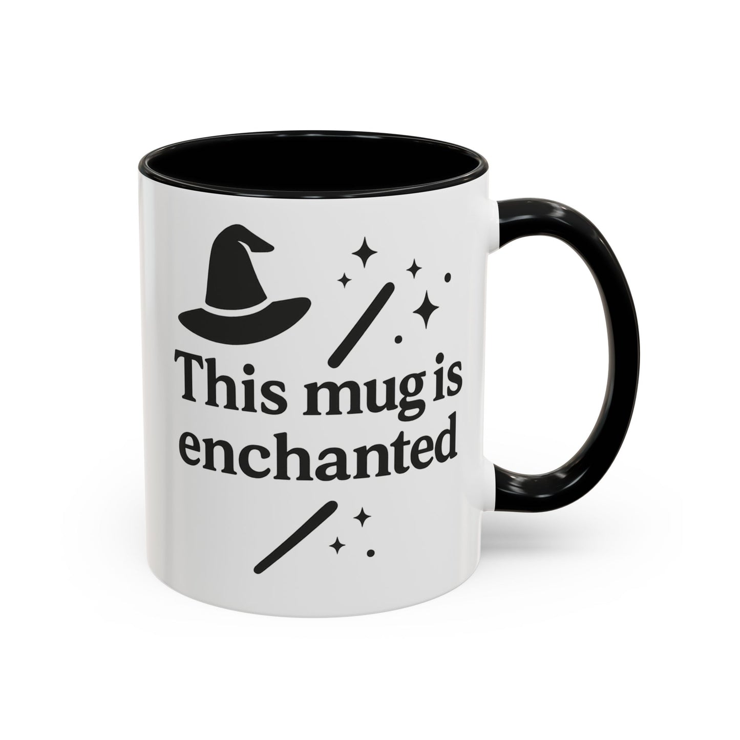 Enchanted Witch Coffee Mug, Magical Mug Gift, Halloween Decor, Witchcraft Mug, Coffee Lover Gift, Enchanted Design