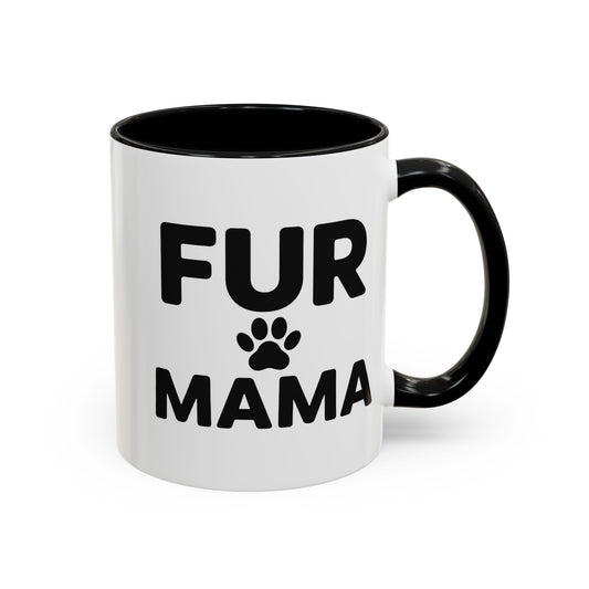 Fur Mama Coffee Mug - Perfect Gift for Dog Lovers, Pet Parents, Animal Enthusiasts, Mother's Day, Birthdays, Coffee Lovers