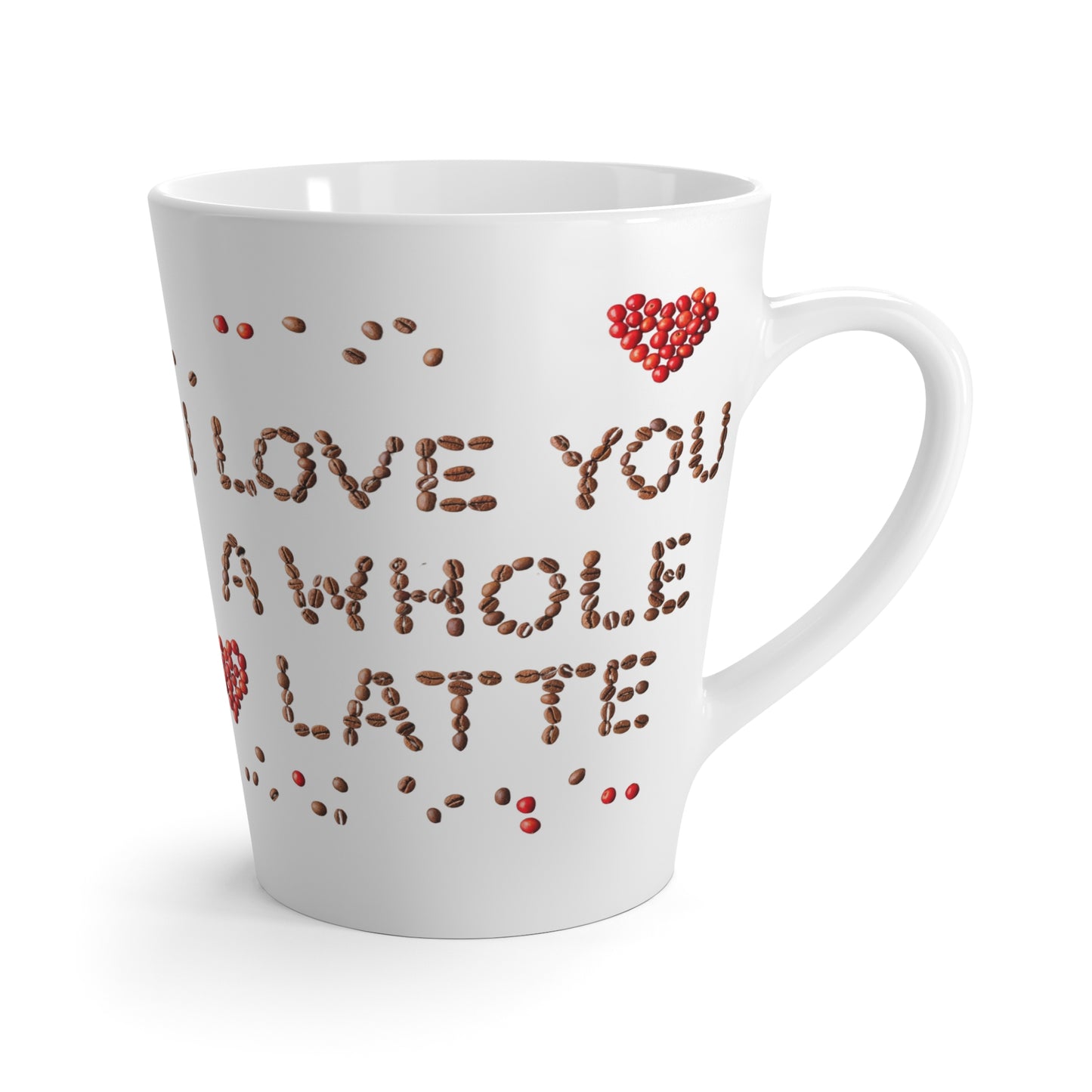 I Love You A Whole Latte Mug - Perfect Gift for Valentine's Day, Anniversaries, or Any Coffee Enthusiast's Kitchen