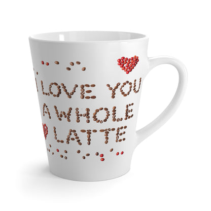 I Love You A Whole Latte Mug - Perfect Gift for Valentine's Day, Anniversaries, or Any Coffee Enthusiast's Kitchen