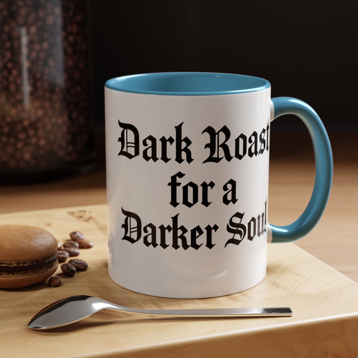 Dark Roast for a Darker Soul, Unique Gift for Coffee Lovers, Halloween Decor, Espresso Mug, Birthday Gift, [...]