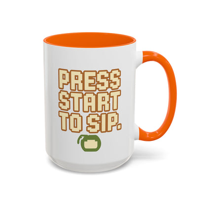 Press Start to Sip, Unique Gift for Gamers, Fun Birthday Present, Video Game Decor, Geeky Kitchenware