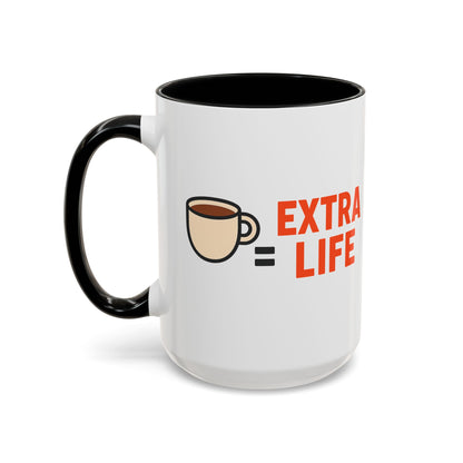 Coffee Extra Life Design, Unique Kitchen Decor, Birthday or Holiday Gift