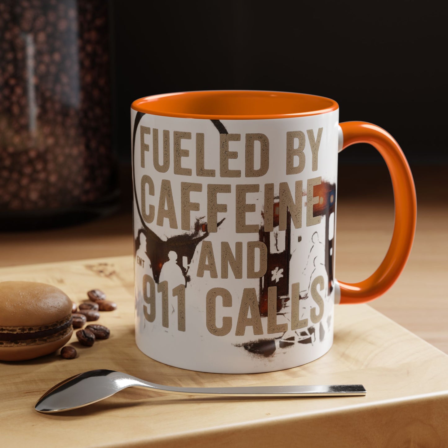 Fueled By Caffeine and 911 Calls – Perfect Gift for EMTs, Nurses, and First Responders