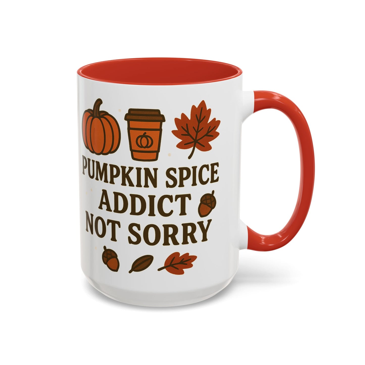 Pumpkin Spice Addict Coffee Mug, Cozy Fall Gift for Coffee Lovers, Autumn Decor, Cute Mug for Thanksgiving
