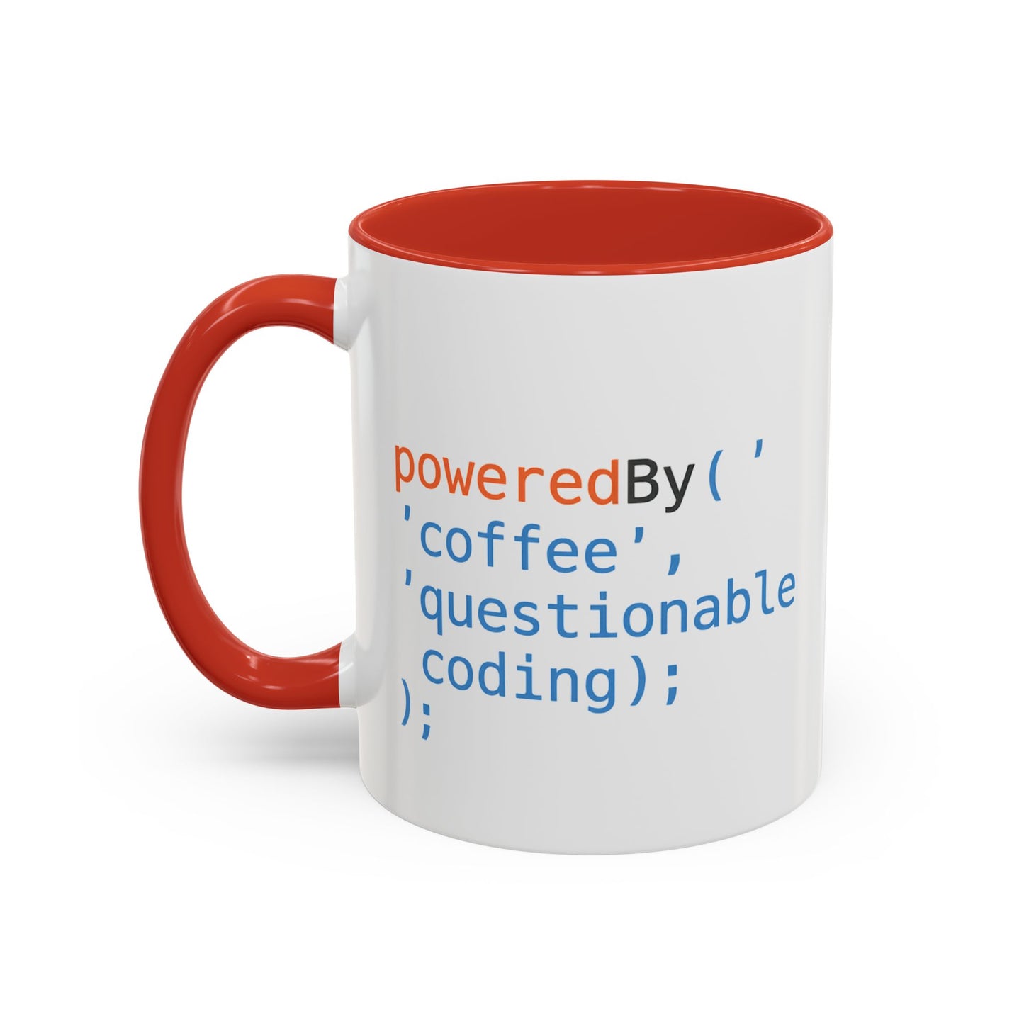 Coffee-Themed Accent Mug with Programmer Humor, Gift for Coders, Computer Enthusiasts, Office Use, Birthday, Tech Celebration