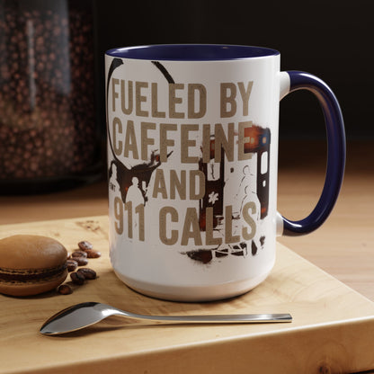 Fueled By Caffeine and 911 Calls – Perfect Gift for EMTs, Nurses, and First Responders