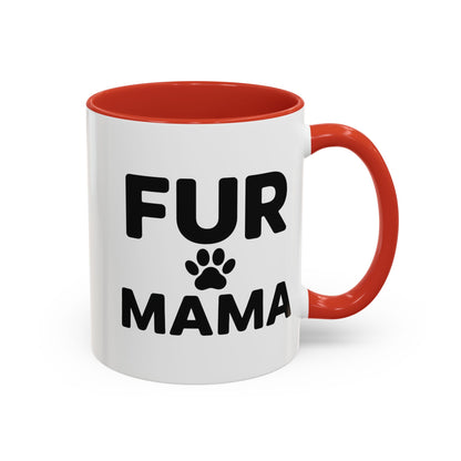 Fur Mama Coffee Mug - Perfect Gift for Dog Lovers, Pet Parents, Animal Enthusiasts, Mother's Day, Birthdays, Coffee Lovers
