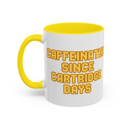 Caffeinated Nostalgia Coffee Mug, Retro Gamer Mug, Gift for Gamers, Fun Coffee Cup, Unique Kitchenware, Video Game Enthusiast