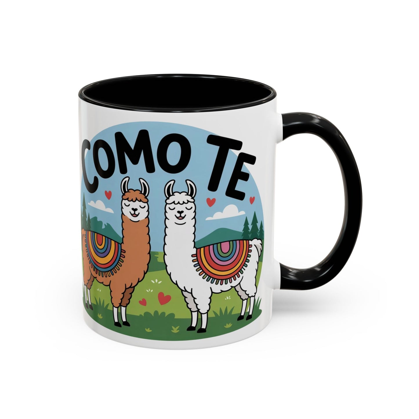 Como Te Llama Love Coffee Mug, Fun Animal Mug