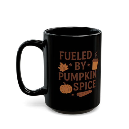 Fueled by Pumpkin Spice Coffee Lover Gift, Fall Decor, Autumn Mug, Halloween Gift, Coffee Mug
