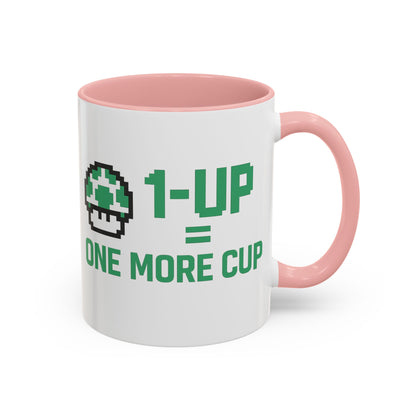 Retro Gaming Coffee Mug, 1-Up Mushroom Cup, Perfect Gift for Gamers, Funny Office Mug, Video Game Lover, Unique Birthday Present