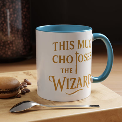 Wizard Choice Coffee Mug - Unique Gift for Wizards, Fun Coffee Lover Cup, Magical Drinkware, Birthday Present, Fantasy Mug