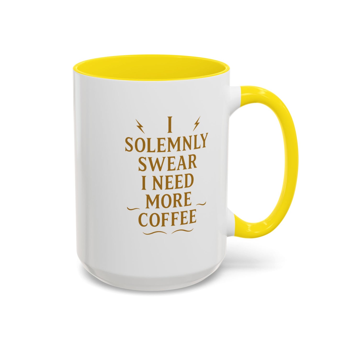 Funny Coffee Mug, I Solemnly Swear I Need More Coffee, Gift for Coffee Lovers, Office Humor, Motivational Mug