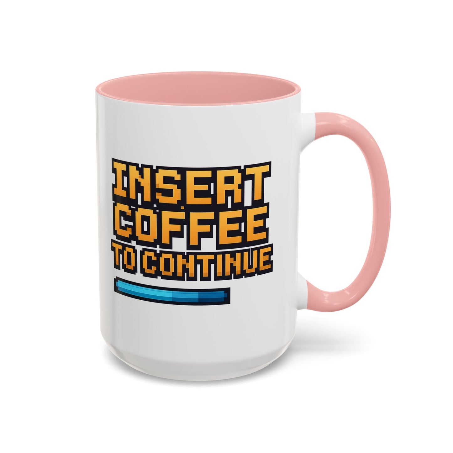 Insert Coffee to Continue, Gift for Tech Lovers, Office Desk Decor, Video Game Mug