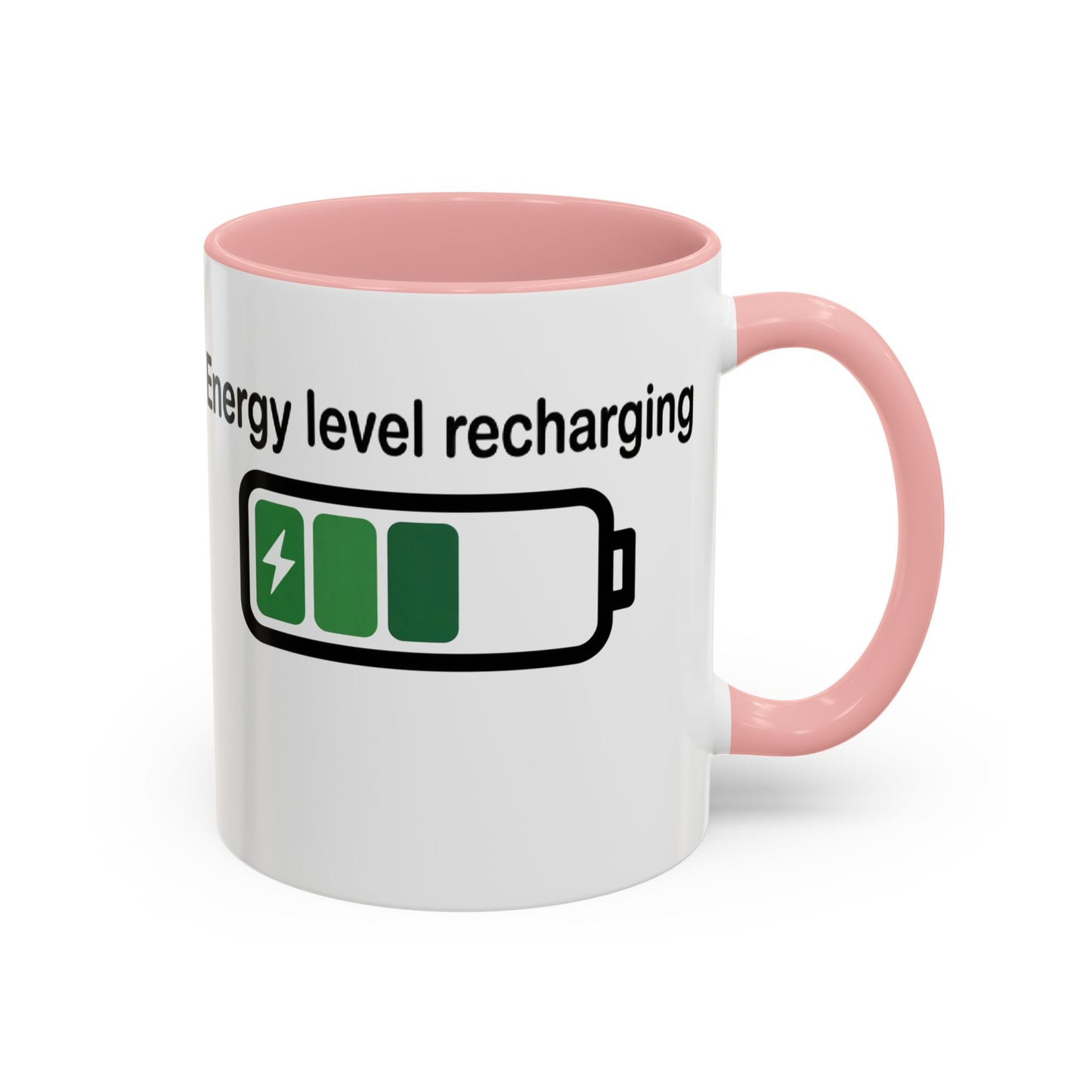 Recharge Your Energy Level, Gift for Tech Lovers, Office Desk Essential, Fun Quote Mug, Unique [...]