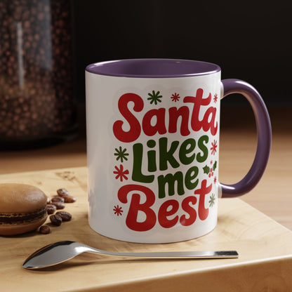 Holiday Santa Coffee Mug, Christmas Mug, Festive Drinkware, Gift for Santa Lovers, Coffee Lover's Cup
