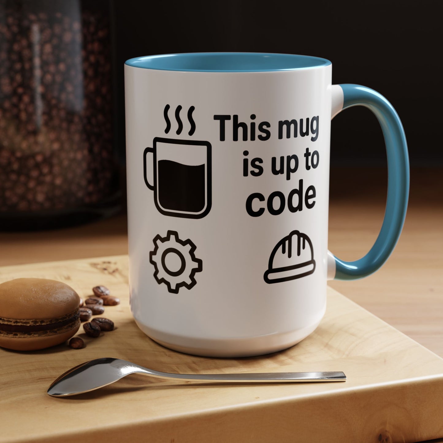 This Mug is Up To Code - Perfect Gift for Engineers, Plumbers, Contractors, and Builders