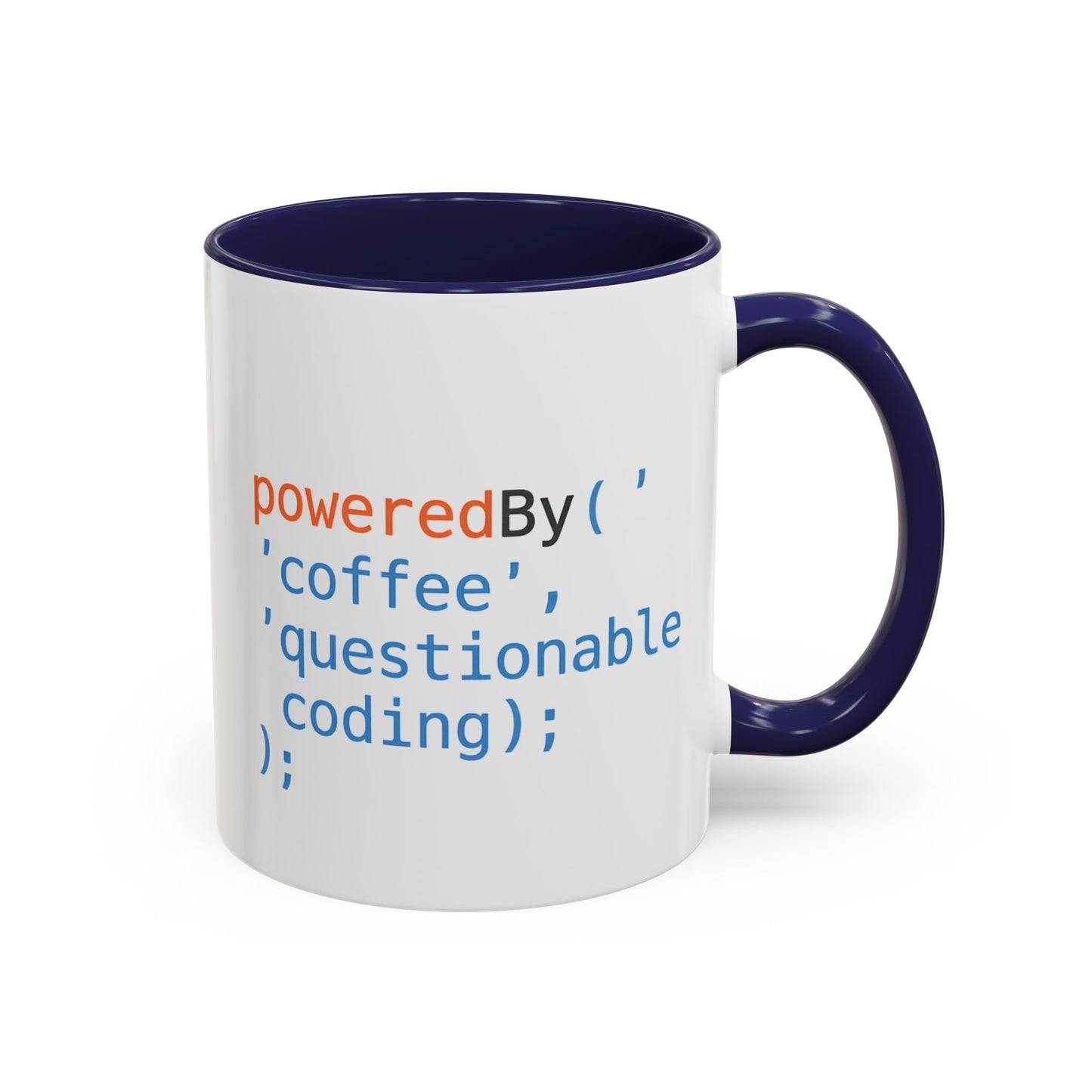 Coffee-Themed Accent Mug with Programmer Humor, Gift for Coders, Computer Enthusiasts, Office Use, Birthday, Tech Celebration