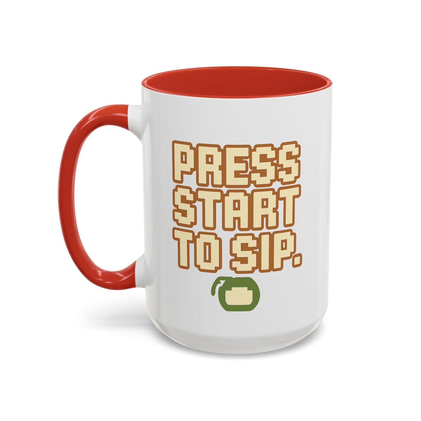 Press Start to Sip, Unique Gift for Gamers, Fun Birthday Present, Video Game Decor, Geeky Kitchenware