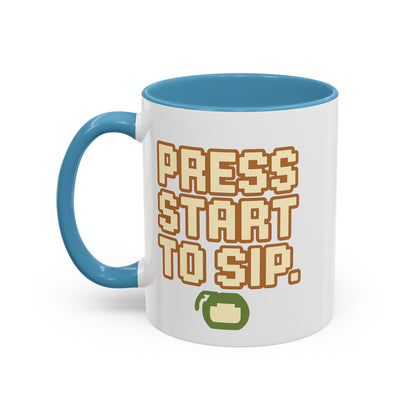 Press Start to Sip, Unique Gift for Gamers, Fun Birthday Present, Video Game Decor, Geeky Kitchenware