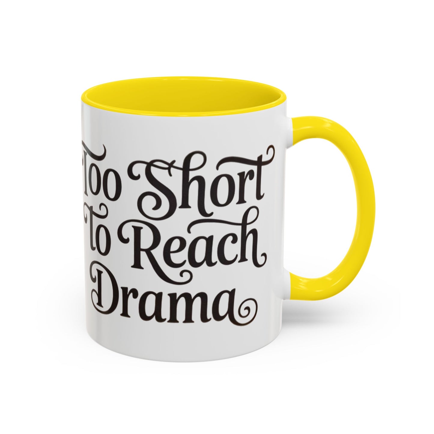 Drama-Free Accent Coffee Mug, Funny Gift, Coffee Lover Mug, Unique Office Mug, Relaxation Mug