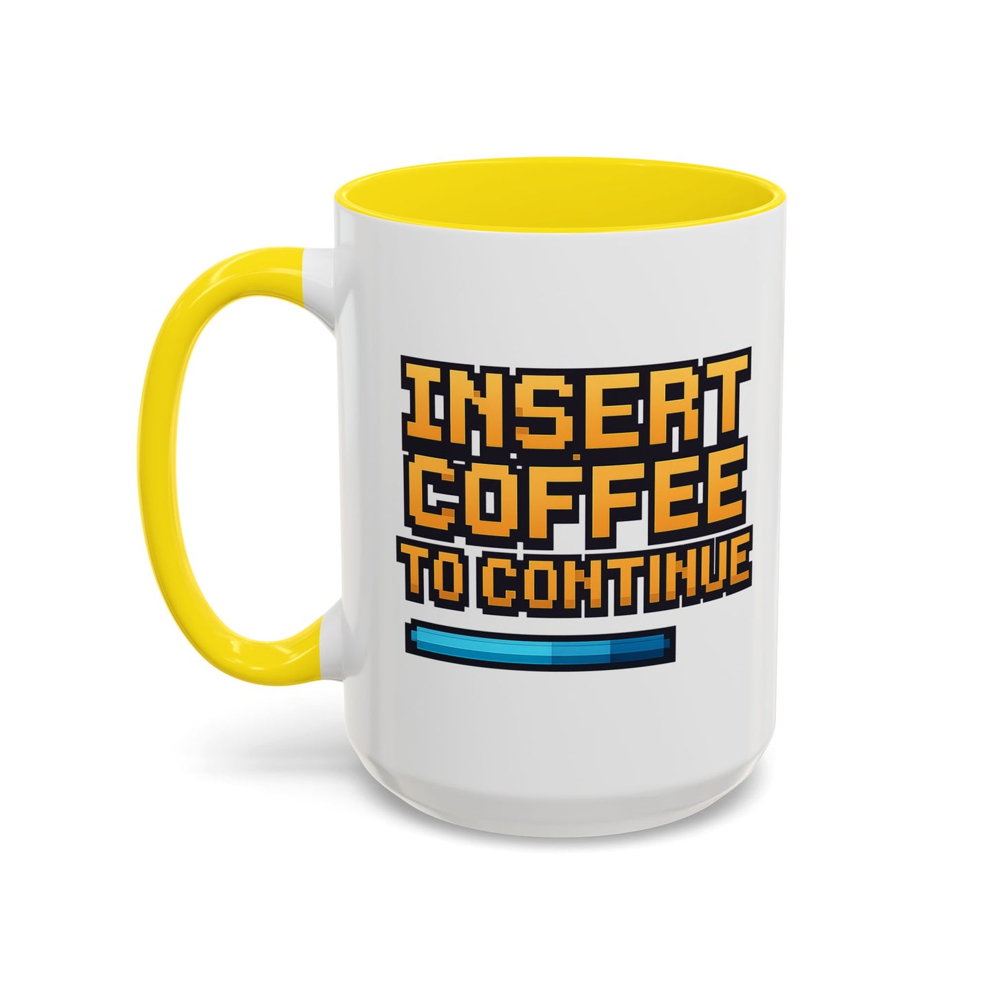 Insert Coffee to Continue, Gift for Tech Lovers, Office Desk Decor, Video Game Mug