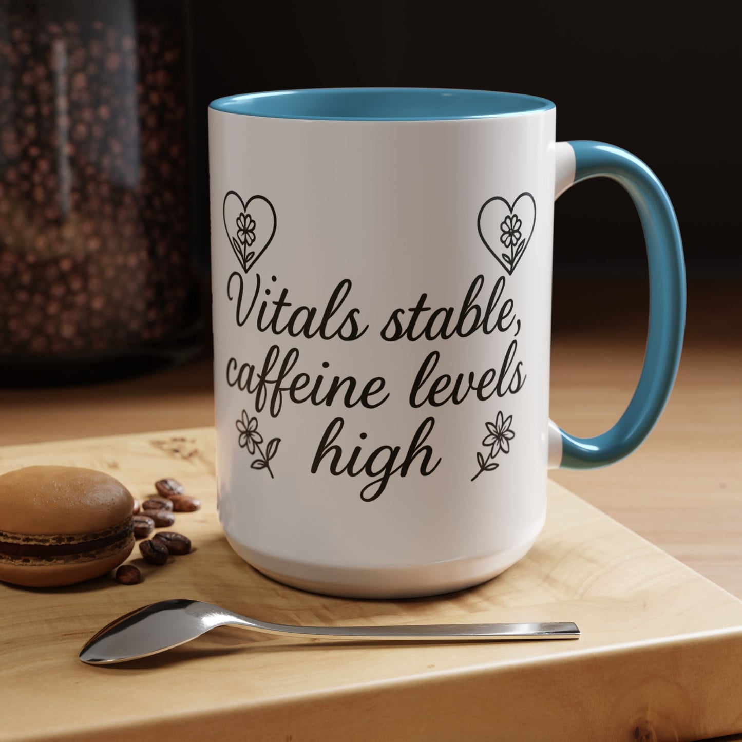 VITALS Stable Caffeine Levels High - Perfect Gift for EMT, Nurse, coffee lover