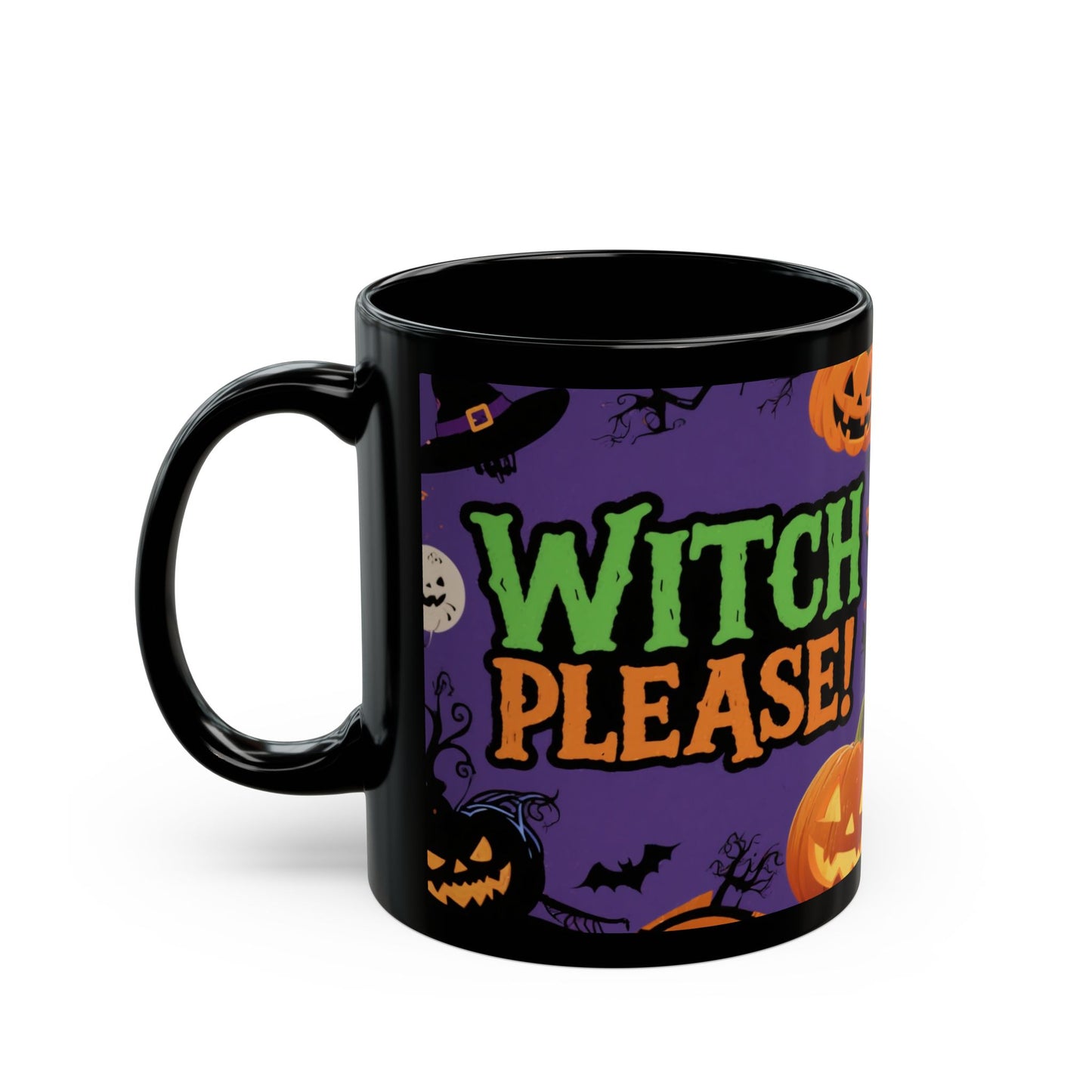 Witch Please! Spooky Coffee Cup, Fall Decor, Halloween Gift, Witchcraft Mug, Pumpkin Lover's Drinkware