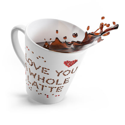 I Love You A Whole Latte Mug - Perfect Gift for Valentine's Day, Anniversaries, or Any Coffee Enthusiast's Kitchen