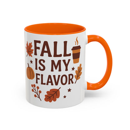 Fall Is My Flavor-Themed Coffee Mug, Cozy Autumn Vibes, Perfect Gift for Fall Lovers, Seasonal Mug
