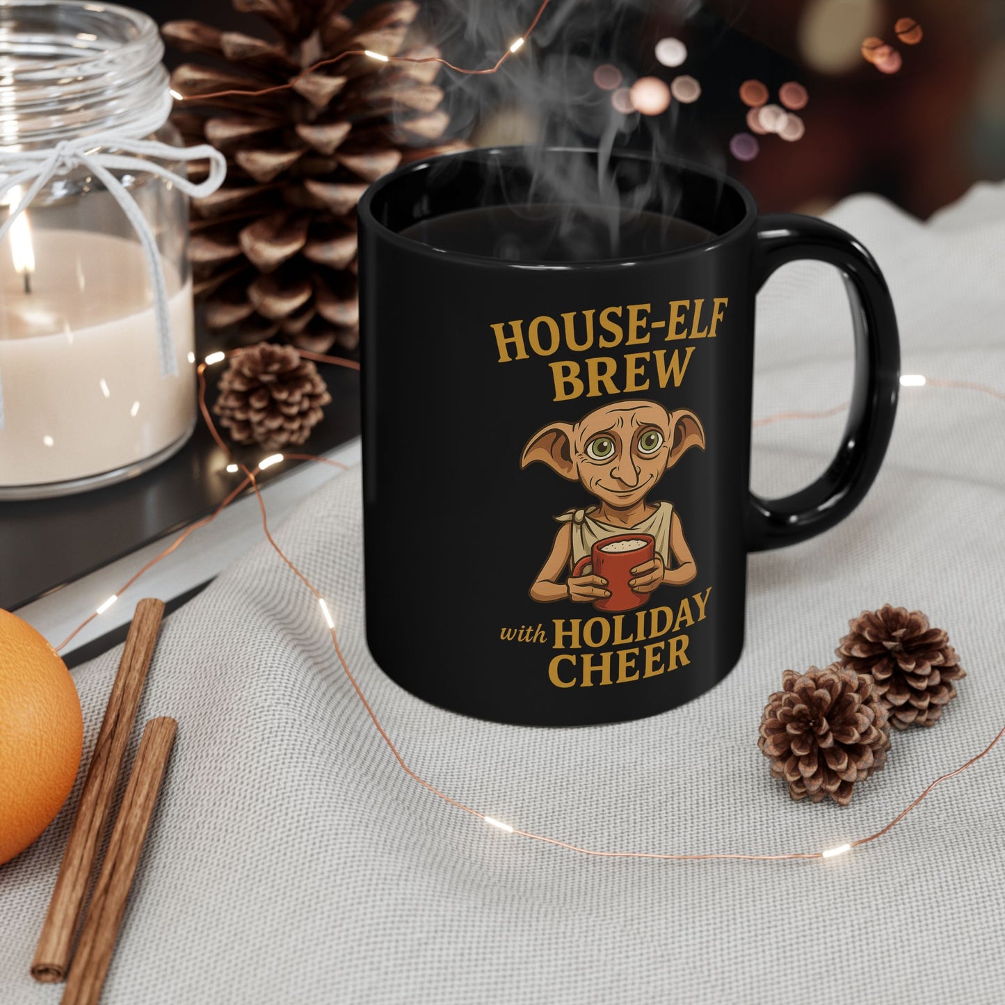 Magical House-Elf Brew Mug | Holiday Gift, Coffee Lover's Mug, Unique Gift, Festive Drinkware, Character Mug