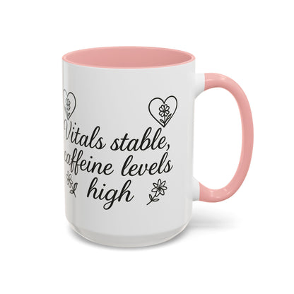 VITALS Stable Caffeine Levels High - Perfect Gift for EMT, Nurse, coffee lover