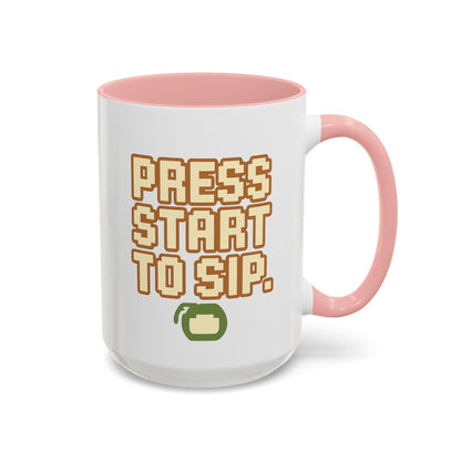 Press Start to Sip, Unique Gift for Gamers, Fun Birthday Present, Video Game Decor, Geeky Kitchenware