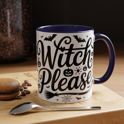Witch Please Coffee Mug, Halloween Gift, Spooky Decor, Witchcraft Mug, Fall Home Decor, Cute Halloween Present