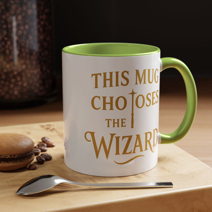 Wizard Choice Coffee Mug - Unique Gift for Wizards, Fun Coffee Lover Cup, Magical Drinkware, Birthday Present, Fantasy Mug