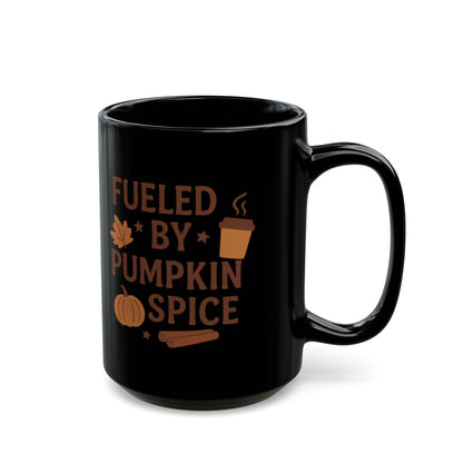 Fueled by Pumpkin Spice Coffee Lover Gift, Fall Decor, Autumn Mug, Halloween Gift, Coffee Mug