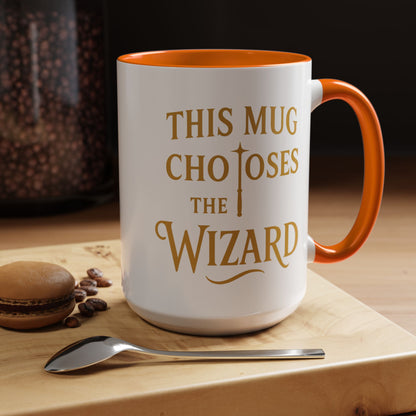 Wizard Choice Coffee Mug - Unique Gift for Wizards, Fun Coffee Lover Cup, Magical Drinkware, Birthday Present, Fantasy Mug