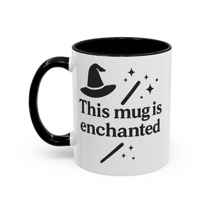 Enchanted Witch Coffee Mug, Magical Mug Gift, Halloween Decor, Witchcraft Mug, Coffee Lover Gift, Enchanted Design