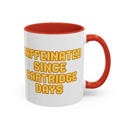 Caffeinated Nostalgia Coffee Mug, Retro Gamer Mug, Gift for Gamers, Fun Coffee Cup, Unique Kitchenware, Video Game Enthusiast