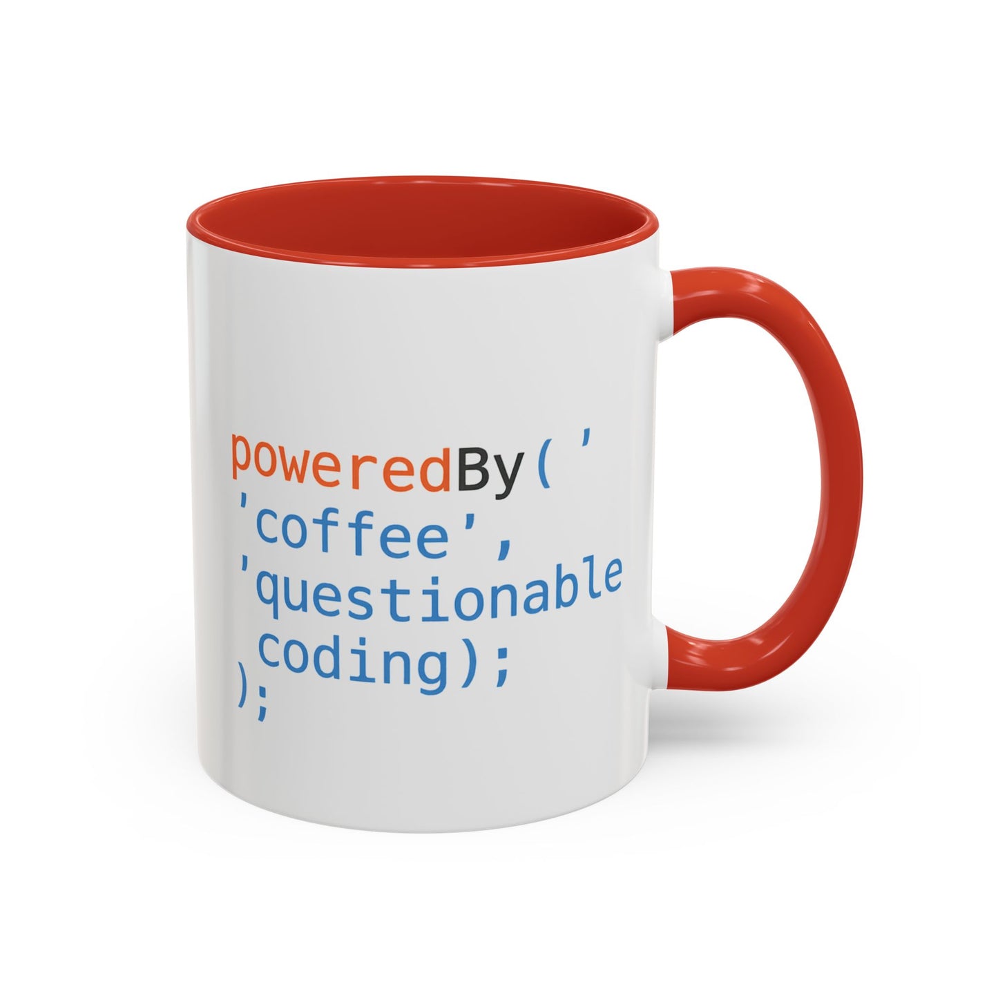 Coffee-Themed Accent Mug with Programmer Humor, Gift for Coders, Computer Enthusiasts, Office Use, Birthday, Tech Celebration