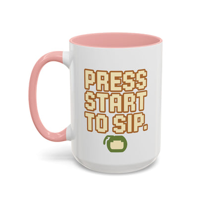 Press Start to Sip, Unique Gift for Gamers, Fun Birthday Present, Video Game Decor, Geeky Kitchenware