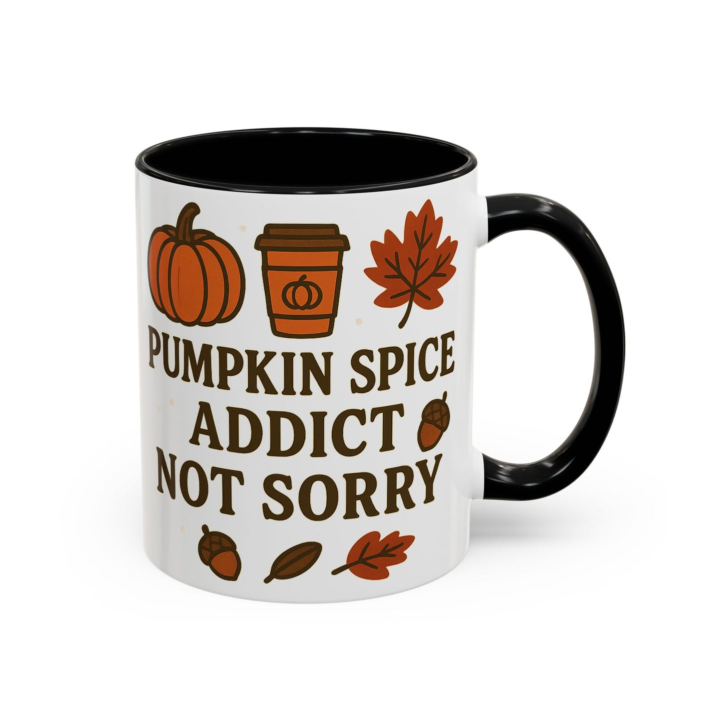 Pumpkin Spice Addict Coffee Mug, Cozy Fall Gift for Coffee Lovers, Autumn Decor, Cute Mug for Thanksgiving