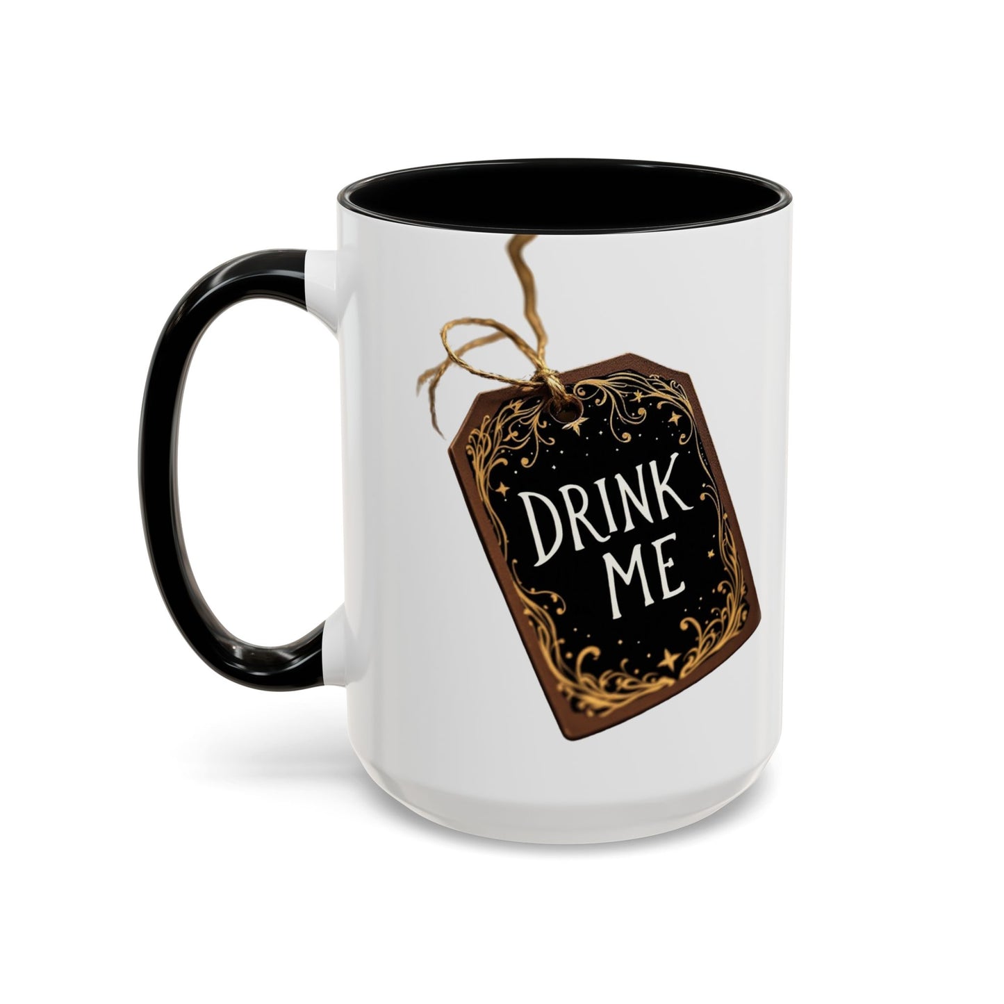 Whimsical Drink Me Coffee Mug - Enchanting Accent Cup for Tea Lovers