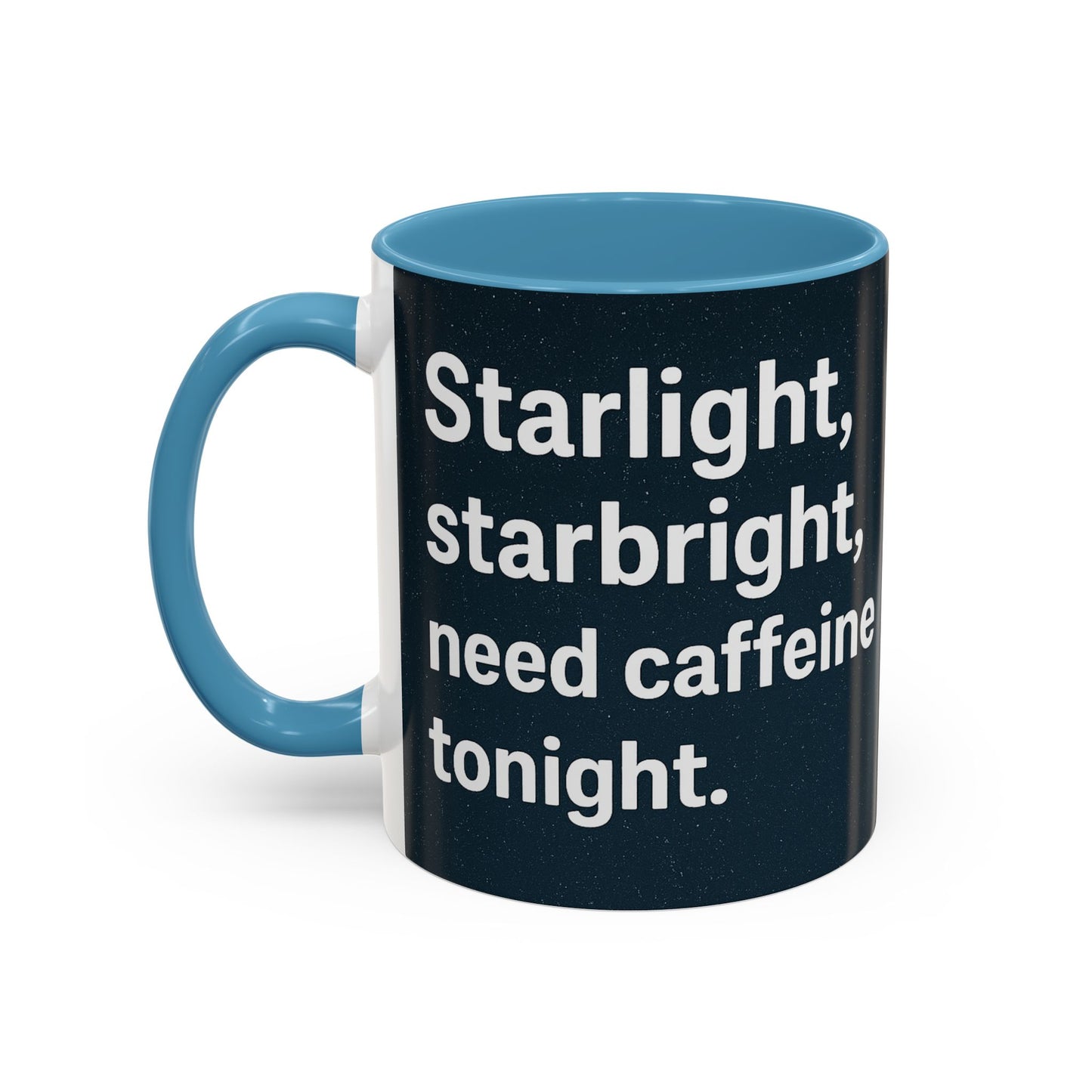 Starlight Caffeine Coffee Mug | Perfect for Coffee Lovers, Gift for Friends, Night Owl, Magical Mugs, Funny Cup