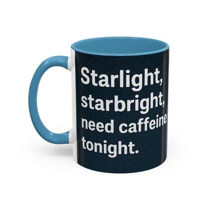 Starlight Caffeine Coffee Mug | Perfect for Coffee Lovers, Gift for Friends, Night Owl, Magical Mugs, Funny Cup
