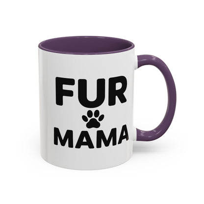 Fur Mama Coffee Mug - Perfect Gift for Dog Lovers, Pet Parents, Animal Enthusiasts, Mother's Day, Birthdays, Coffee Lovers